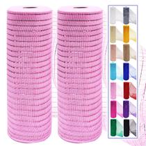 Rolos de fita Deco Mesh Ableme Deco Pink 10 cm x 9 m (2 unidades) Rolos de fita Deco Mesh Ableme Deco Pink 10 cm x 9 m (2 unidades)