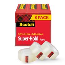 Rolos de recarga de fita Scotch Super-Hold transparentes 3/4 x 7,62 cm