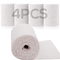 Rolos de tecido de gesso Falling in Art 500 g/m2, 10 cm x 4,6 m, pacote com 4