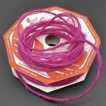 Rolos Fio De Juta Cordão Rosa Decoração Natal 20m Kit 4pçs