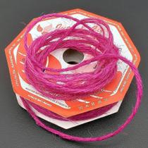Rolos Fio De Juta Decoração Natal Cordão Rosa 20m Kit 8pçs