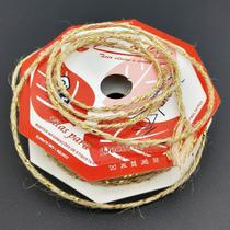 Rolos Fio Juta Decoração Natal Cordão Dourado 20m Kit 6pçs