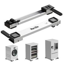 Rolos para eletrodomésticos KVRG Heavy Duty Extensíveis Sliders brancos Rolos para eletrodomésticos KVRG Heavy Duty Extensíveis Sliders brancos