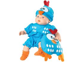 Roma boneca da galinha pintadinha mini baby com travesseiro