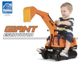 Roma - giant escavator carregadeira veiculo brinq. plast.