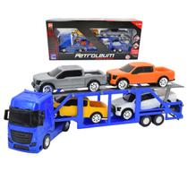 Roma Petroleum Cegonheira 1/43 com 4 Pick-ups Brinquedo Infantil Roma Petroleum Cegonheira 1/43 com 4 Pick-ups Brinquedo Infantil