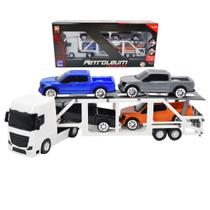 Roma Petroleum Cegonheira 1/43 com 4 Pick-ups Brinquedo Infantil Roma Petroleum Cegonheira 1/43 com 4 Pick-ups Brinquedo Infantil