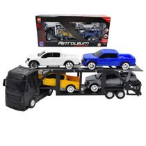 Roma Petroleum Cegonheira 1/43 com 4 Pick-ups Brinquedo Infantil Roma Petroleum Cegonheira 1/43 com 4 Pick-ups Brinquedo Infantil