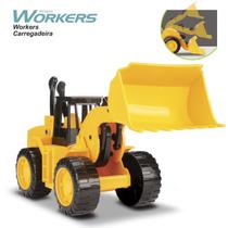 Roma Workers Carregadeira Articulada Brinquedo Trator Realista Infantil Menino Roma Workers Carregadeira Articulada Brinquedo Trator Realista Infantil Menino