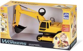 Roma workers - escavadeira brinq. plast.