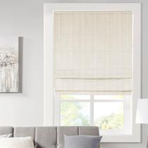 Roman Shade Madison Park Galen sem fio 31x64cm Marfim