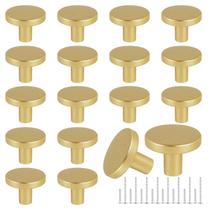 Romeda Puxadores Dourados para Gaveta 30 mm Kit com 12 Peças