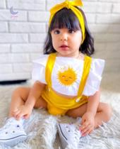 Romper Bebê Menina Sol Romper Bebê Menina Sol