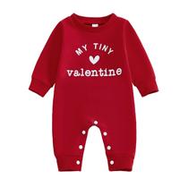 Romper BemeyourBBS Newborn Baby Boy Fall Winter Red 0-3 meses Romper BemeyourBBS Newborn Baby Boy Fall Winter Red 0-3 meses