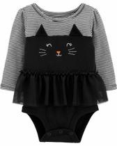 Romper Carter s Gatinho Preto Halloween