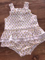 Romper floral tamanho GG ( 9 a 12 meses) Romper floral tamanho GG ( 9 a 12 meses)