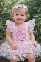 Romper Infantil Jardim Encantado Borboleta 3d Luxo Romper Infantil Jardim Encantado Borboleta 3d Luxo