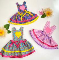 Romper Junino Bebê Caipira Festa São Pedro