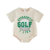 Romper Kupretty Infant Baby Boy Girl Aparentemente eu gosto de golfe