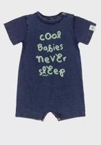 Romper macaquinho imitação jeans up baby Romper macaquinho imitação jeans up baby