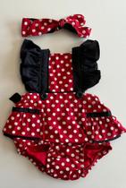 Romper minnie vermelha Romper minnie vermelha