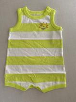 Romper regata bebê menino listras - Carters