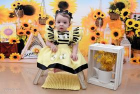 Romper/Vestido Princesa Abelha - Abelinha Romper/Vestido Princesa Abelha - Abelinha