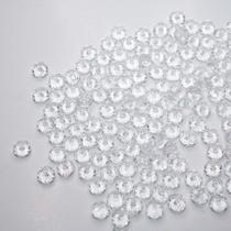Rondela Cristal Acrílico/ Cristal 10mm aprox.100 peças 50g
