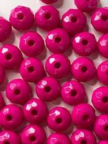 Rondela Cristal AcrílicoRosa Pink 10mm aprox. 2000Un 500g Rondela Cristal AcrílicoRosa Pink 10mm aprox. 2000Un 500g