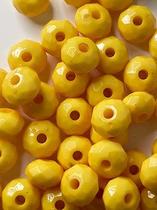 Rondela Cristal Amarelo Escuro 6mm Aprox. 1770Un 100g