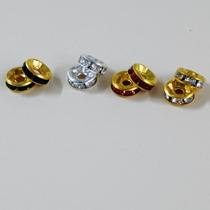 Rondele Entremeio Strass 5mm - 50 unidades Rondele Entremeio Strass 5mm - 50 unidades