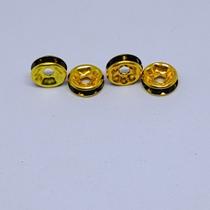 Rondele Entremeio Strass 5mm - Cores- 50 unidades Rondele Entremeio Strass 5mm - Cores- 50 unidades