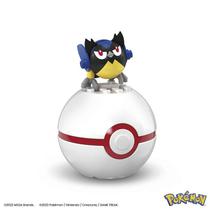 Rookidee e Pokebola Colecionável Premier Ball - Mega Brands (22 peças)