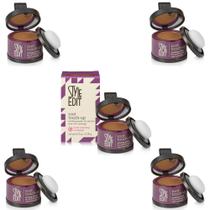 Root Touch Up Powder Style Edit Medium Brown (pacote com 5) Root Touch Up Powder Style Edit Medium Brown (pacote com 5)