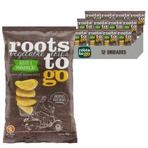 Roots To Go Batata-Doce Azeite e Manjericão 45g (12 pacotes)