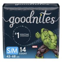 Ropa interior absorbente GoodNites para jóvenes, talla pequeña/mediana, 14 unidades