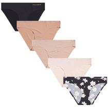 Ropa interior bikini Vince Camuto 5 unidades sin costuras XL multicolor