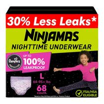 Ropa Interior Nocturna Ninjamas para Niñas Talla L Paquete de 68
