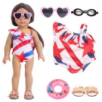 Ropa y Accesorios para Muñecas MSYO Verano Playa 5 Piezas para Muñecas de 18 Pulgadas Ropa y Accesorios para Muñecas MSYO Verano Playa 5 Piezas para Muñecas de 18 Pulgadas