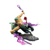 Roronoa Zoro 10cm Figura De Anime De Três Lâminas One Piece Gk Manga Modelo De Ação Brinquedo