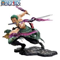 Roronoa Zoro Action Figure Anime One Piece 10 cm Três Espadas