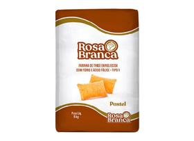 Rosa branca farinha de trigo pastel. 5kg