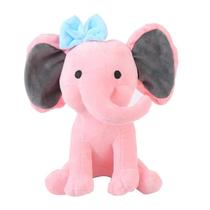 Rosa Cinza 23cm Conforto Dormir Elefante Boneca Brinquedo De Pelúcia Para Crianças Presentes De