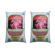 Rosa Do Deserto Terra Nova 1 Saco Fechado 14kg Substrato Horta Plantações Agro