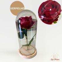 Rosa Encantada na Cúpula Acrílico LED Luz de Fada Eterna Decoração Romântica Presente Namorados Rosa Encantada na Cúpula Acrílico LED Luz de Fada Eterna Decoração Romântica Presente Namorados