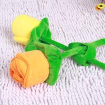 Rosa flor pelúcia brinquedo recheado PP algodão recheado simulação p