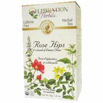 Rosa Mosqueta Orgânica com Chá de Capim-Limão 24 saquinhos da Celebration Herbals (pacote com 4)