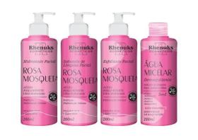 Rosa Mosqueta - Skin Care Kit Facial com 4 Ítens