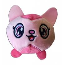 Rosa Pelúcia Squish Olho Grande 7Cm - Toyng 046375