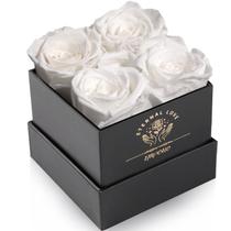 Rosa Preservada Impouo Blanca Amor Eterno Regalo para Ella